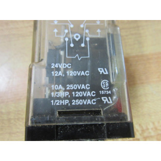 Dayton 1A485E Relay 1A485E-24VDC - Used