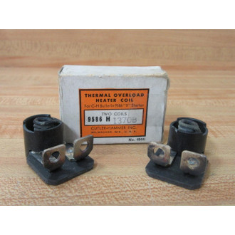 Cutler Hammer 9586 H 1370B Thermal Overload Heater Coil H1370 (Pack of 2)