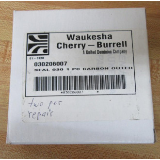 Waukesha Cherry-Burrell 030206007 Outer Seal