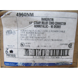Thomas And Betts 4960NM Cord Connector (Pack of 12)