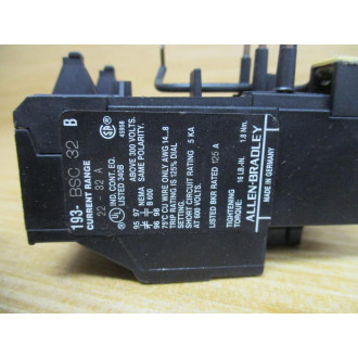 Allen Bradley 193-BSC32 Overload Relay 193BSC32 Ser.B - Used