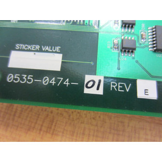 Hardy Instruments 0535-0474-01 Circuit Board 0534-0474-01 Rev.E - Used