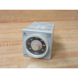 Omron H3CR-H8L Timer H3CRH8L Range 0.05Min-12Min 100110120VAC - New No Box