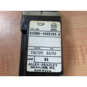 Allen Bradley 800MB-16HX2BS Operator 800MB16HX2BS - Used