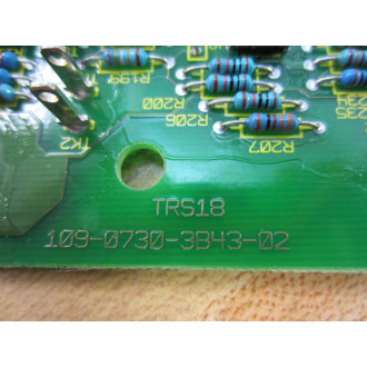 Indramat 109-0730-3B43-02 TRS18 Board 109-0730-3A43-02 WO Metal Base - Used