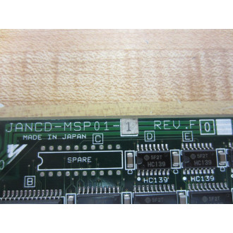 Yaskawa JANCD-MSP01-1 Board JANCDMSP011 WO 2 Integrated Circuits - Used