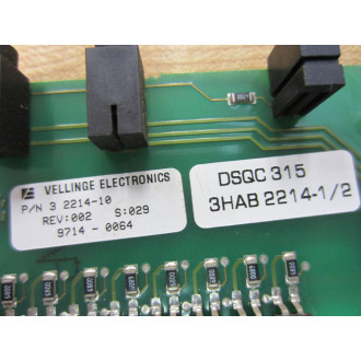 ABB 3HAB 2214-84 Circuit Board DSQC 223 - Used