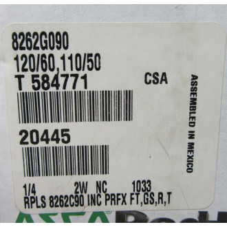 AscoRed Hat 8262G090 Solenoid Valve