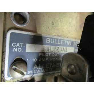 Allen Bradley 700-BXL220A1 AC Relay 700BXL220A1 Ser. A - Used