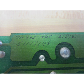 ACDC 71-965-005 Circuit Board 71965005 Rev.CDE - Used