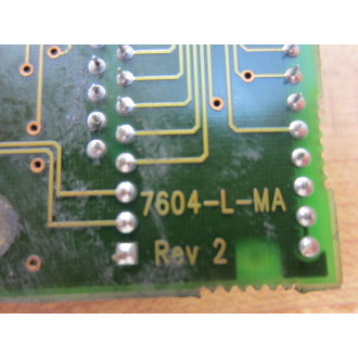Vellinge 7604-L-MA Circuit Board  82-1000-01 - Used