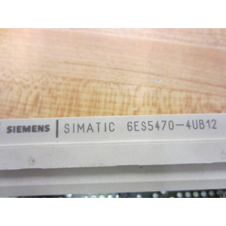 Siemens 6ES5470-4UB12 SIMATIC S5 470 Analog Output Board - Used