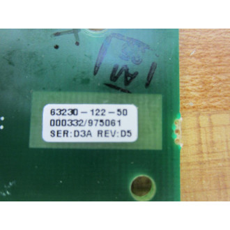 Square D 63230-122-50 CM2 Display 6323012250 Ser:D3A Rev.D5 - Used