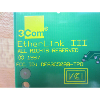 3M 03-0020-010 EtherLink III Card 3C509B-TPO DF63C5098-TPO - Used