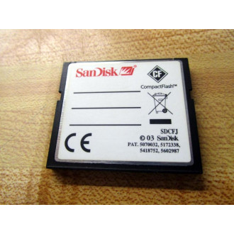 SanDisk SDCFJ Memory Card 2.0 GB - Used