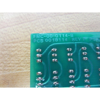 Micro Motion FMC-00-0114-B Frequency Board FMC-00-0114-A 0010114 Rev.F - Used