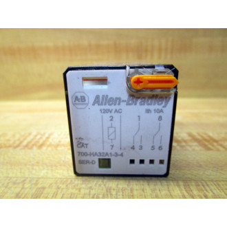 Allen Bradley 700-HA32A1-3-4-120V AC Relay 700-HA32A1-3-4 Series D - New No Box