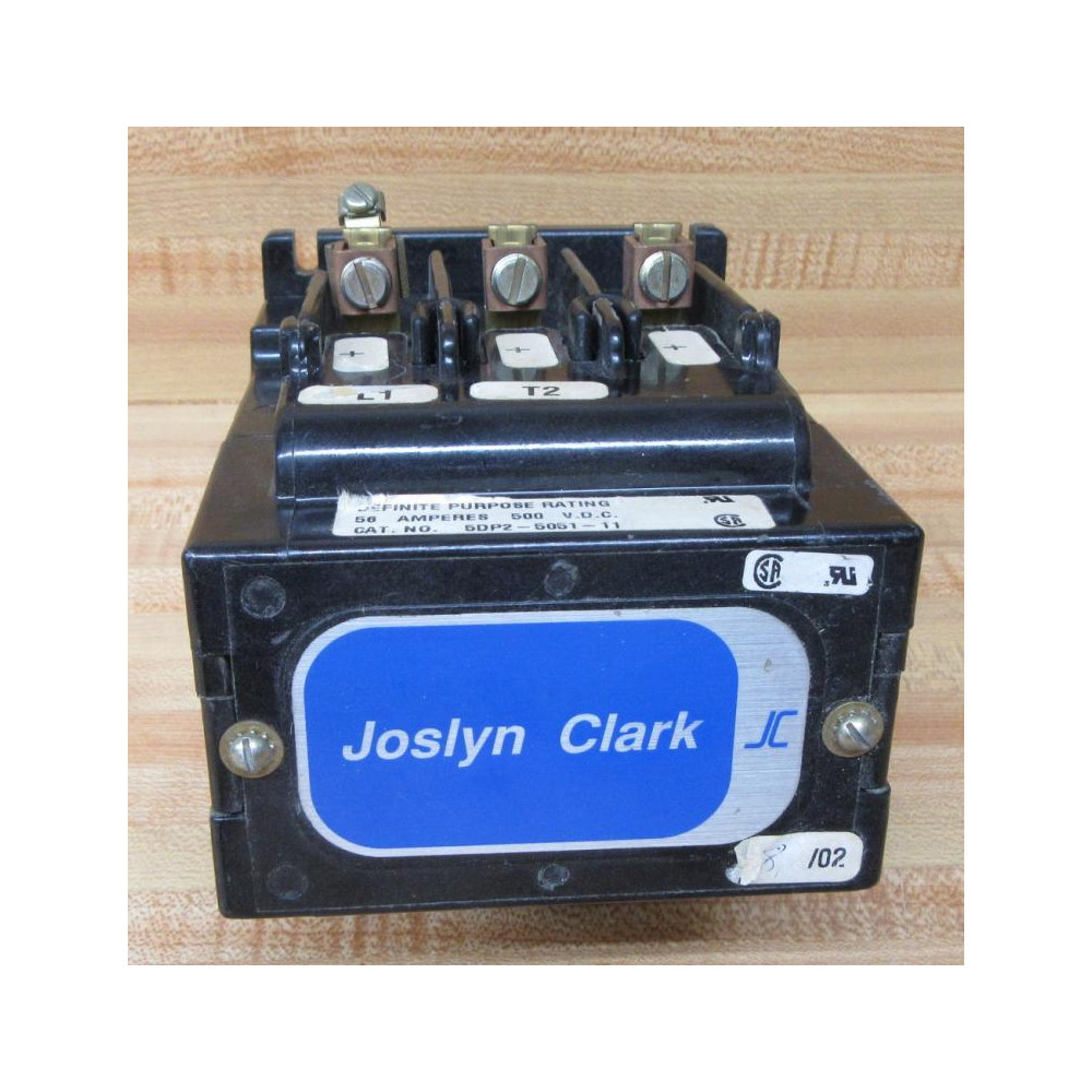 Joslyn Clark 5DP2-5051-11 Contactor 5DP2505111 - Used Joslyn Clark 5DP2-5051-11 Contactor 5DP2505111 - Used