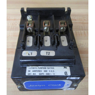 Joslyn Clark 5DP2-5051-11 Contactor 5DP2505111 - Used