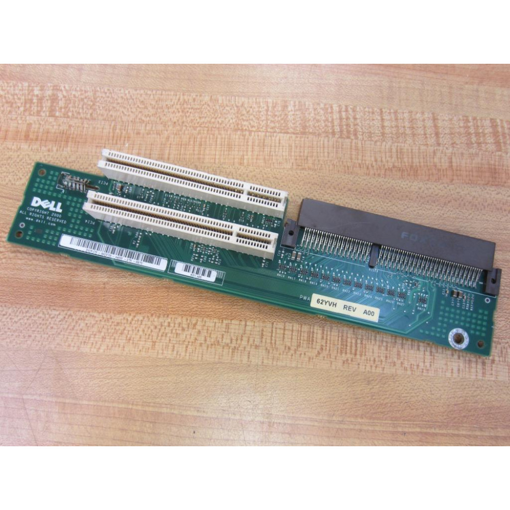 Dell 62YVH 2-Slot Pci-E Riser Board  29DDU - Used