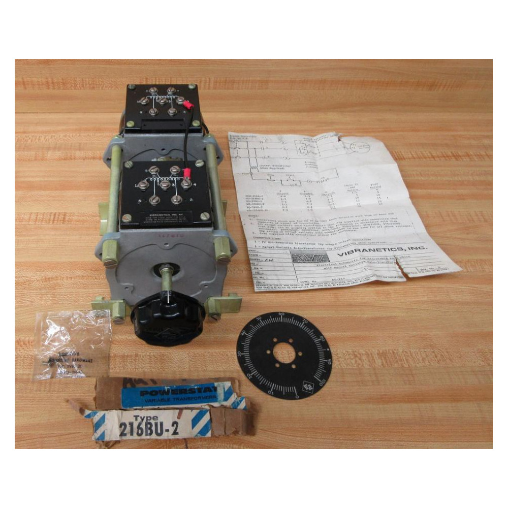 Superior Electric Company 216BU-2 Variable Transformer 216BU2 - New No Box