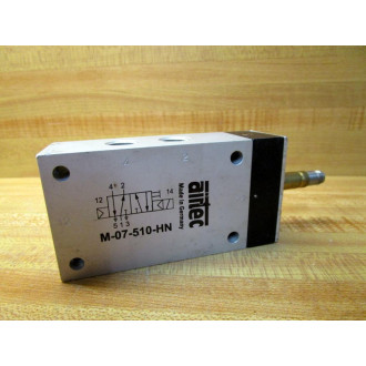 Airtec M 07 510-HN Valve M07510HN WO Knob - Used