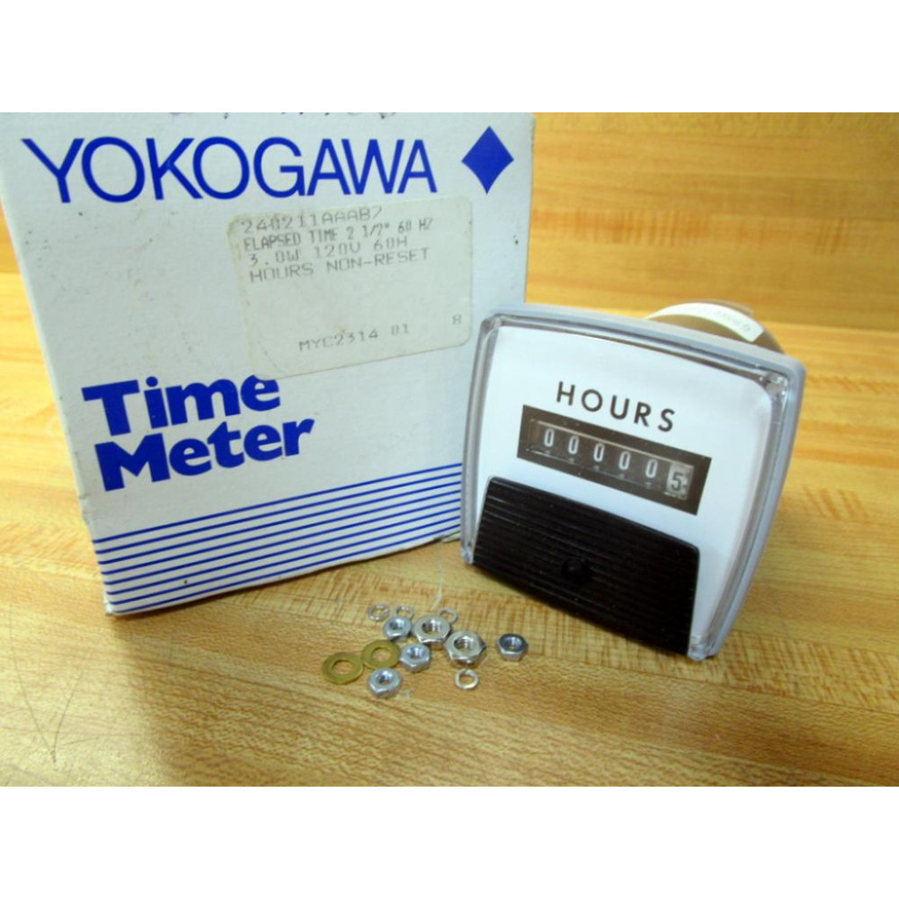 Yokogawa 240211AAAB7 Hour Time Meter MYC2314 01 Yokogawa 240211AAAB7 Hour Time Meter MYC2314 01