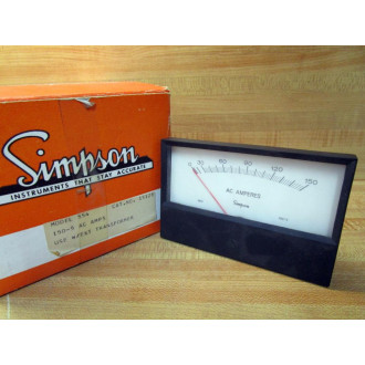 Simpson 15128 AC Ampere Meter 554