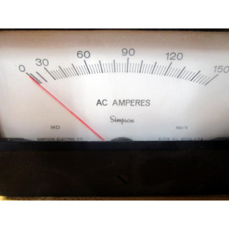 Simpson 15128 AC Ampere Meter 554