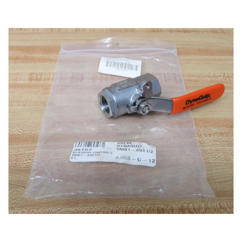 DynaQuip VMB1-A9X12 Ball Valve VMB1A9X12 - New No Box