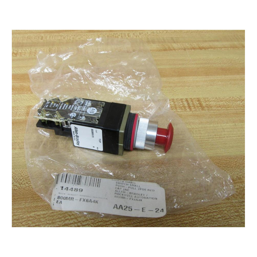 Allen Bradley 800MR-FX6A4K Switch 800MRFX6A4K - New No Box Allen Bradley 800MR-FX6A4K Switch 800MRFX6A4K - New No Box
