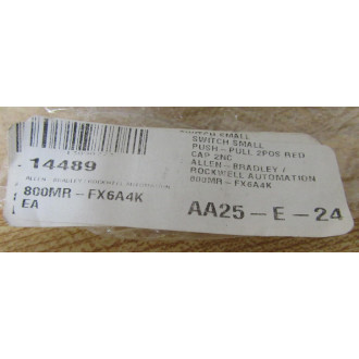 Allen Bradley 800MR-FX6A4K Switch 800MRFX6A4K - New No Box