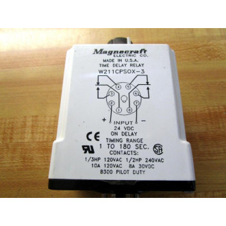 Magnecraft W211CPSOX-3 Time Delay Relay W211CPSOX3 - New No Box