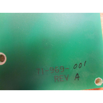 ACDC 71-969-001 Capacitor Board 71969001 Rev.A - Used