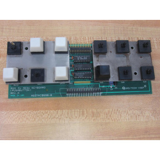 QuadTech 18698-B RGS IV Menu Keyboard 18698B WO 7 Keys - Used