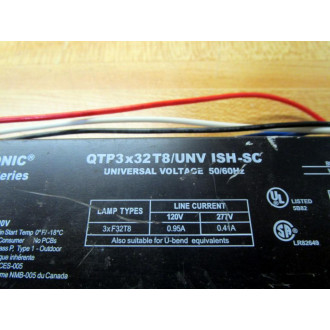 Sylvania QTP3X32T8UNV ISH-SC Ballast QTP3X32T8UNVISHSC - Used