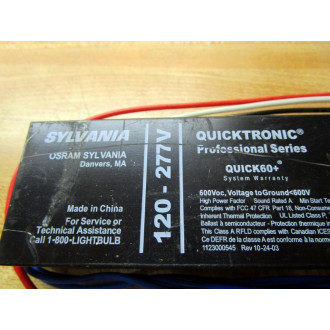 Sylvania QTP3X32T8UNV ISH-SC Ballast QTP3X32T8UNVISHSC - Used