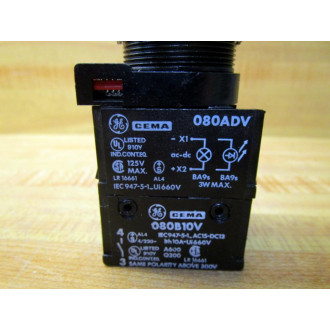 General Electric 080ADV Transformer WMECH JOG Pushbutton - Used