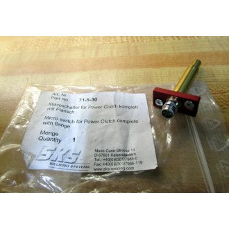 SKS Welding Systems 71-5-30 Power Clutch Micro Switch WFlange 71530