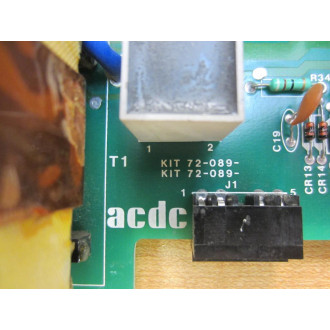 ACDC 71-966-212 Power Board 71966212 wDaughter Board Divider Bracket - Used