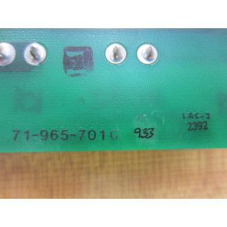 ACDC 71-965-005 Circuit Board 71965005 Rev.MGR - Used