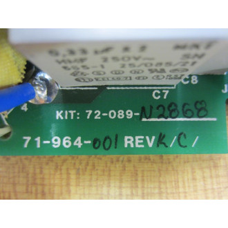 ACDC 71-964-001 Power Board 71964001 Rev.KC  Kit: 72-089-N2868 - Used