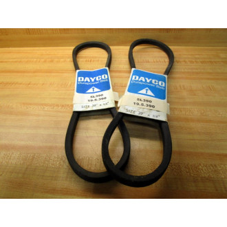 Dayco 5L390 Durapower Smooth Belt 19.5.390 (Pack of 2)