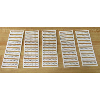 Wago 209-507 Terminal Marker 209507 (Pack of 5)