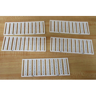 Wago 209-666 Terminal Marker 209666 (Pack of 5)