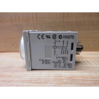 Omron H3CR-A8 Timer 0.05S-300H 24-48VAC - Used