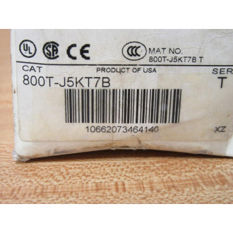 Allen Bradley 800T-J5KT7B Selector Switch 800TJ5KT7B