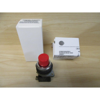 General Electric CR2940UJ202C Pushbutton Unit Silver Bezel