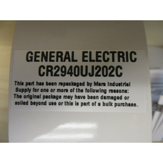 General Electric CR2940UJ202C Pushbutton Unit Silver Bezel