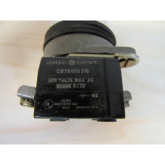 General Electric CR2940UJ202C Pushbutton Unit Silver Bezel